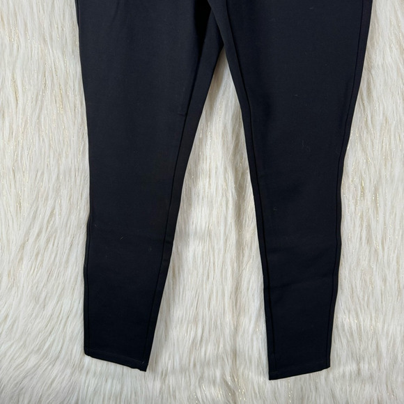 J.Crew Mercantile Womens Skinny Pants Black Pull On Mid Rise Stretch Pockets 8 - Picture 3 of 10
